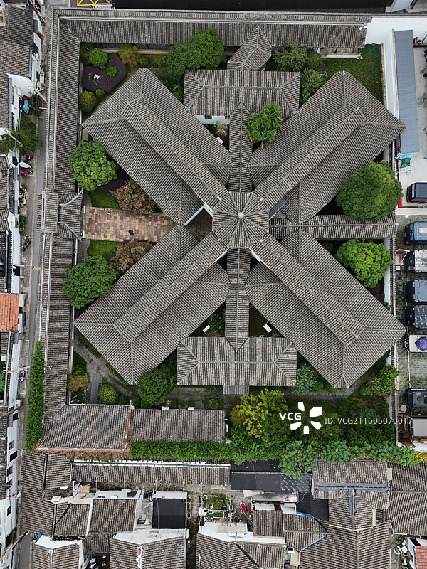 苏州司前街看守所旧址航拍图片素材