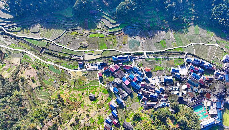 贵州锦屏大同村田园风光图片素材