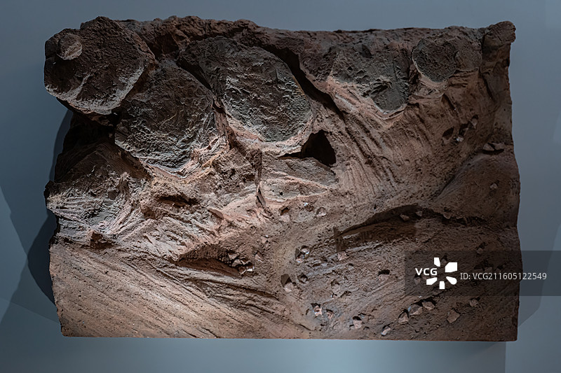 新疆地质矿产博物馆藏克孜尔魔鬼城模型图片素材