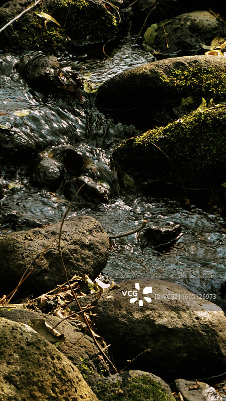 淮安文旅盱眙铁山寺国家森林公园十一月初冬山石溪流充满山野气息多视角组图图片素材