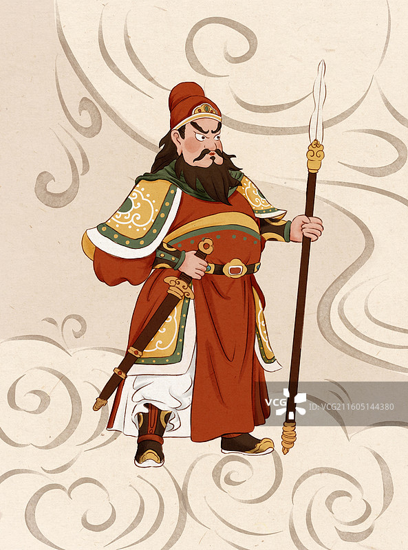 门神 关羽图片素材