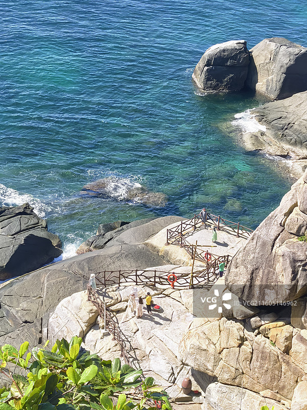 蜈支洲岛观日岩图片素材