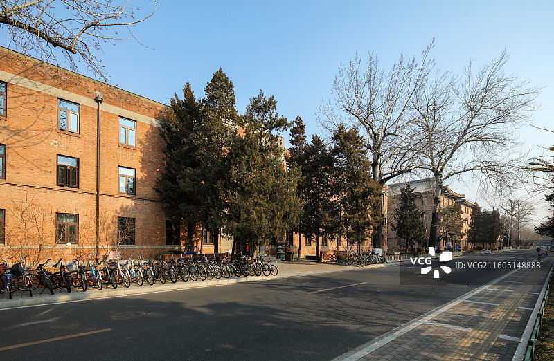 清华大学-新斋图片素材