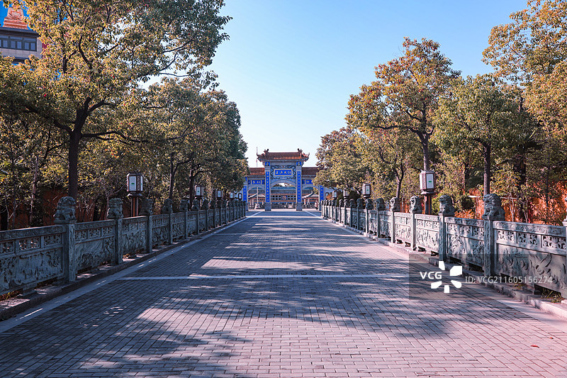 扬州高旻寺，佛门清净地图片素材