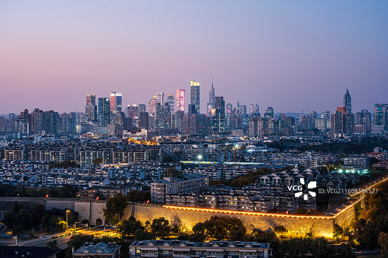 城墙里的金陵图片素材