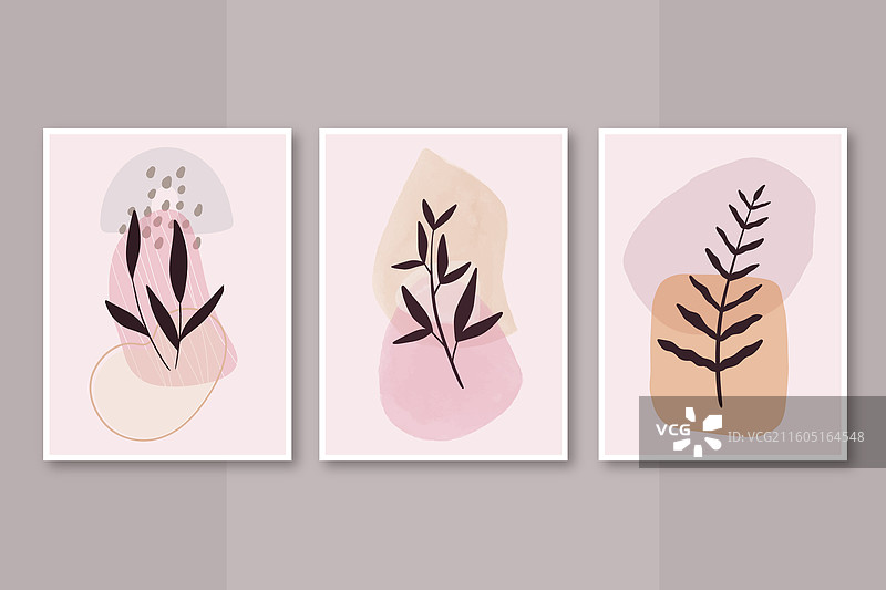 波西米亚风格封面集图片素材