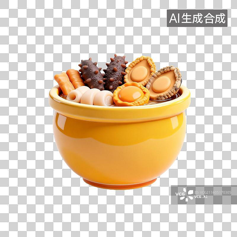 【AI数字艺术】传统中式佛跳墙图片素材