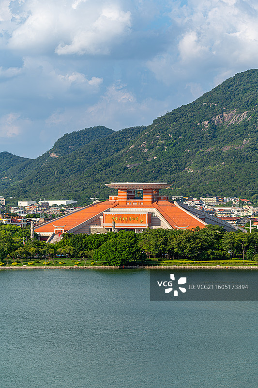 泉州西湖公园及周边城景图片素材