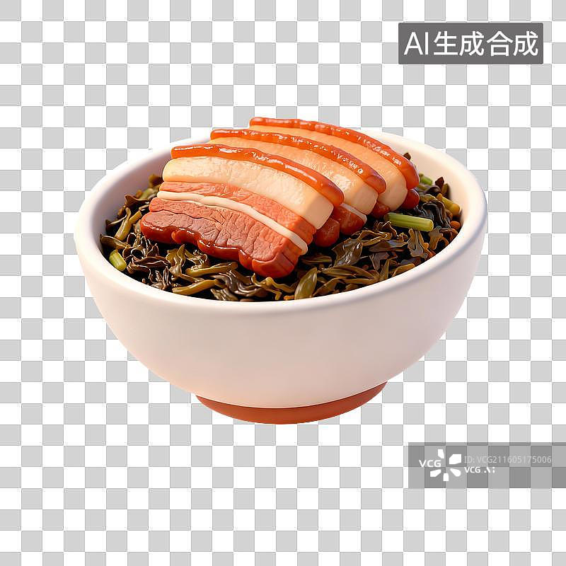 【AI数字艺术】梅菜扣肉的美味呈现图片素材