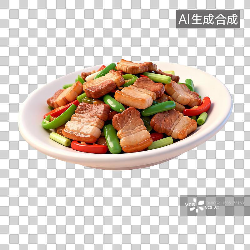 【AI数字艺术】农家小炒肉图片素材