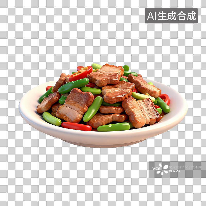 【AI数字艺术】农家小炒肉图片素材