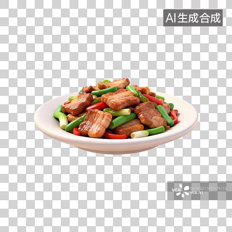 【AI数字艺术】农家小炒肉图片素材