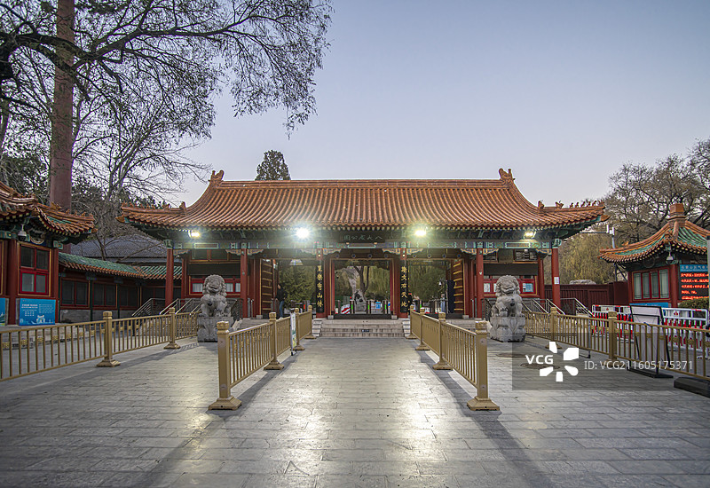 八大处公园大门图片素材