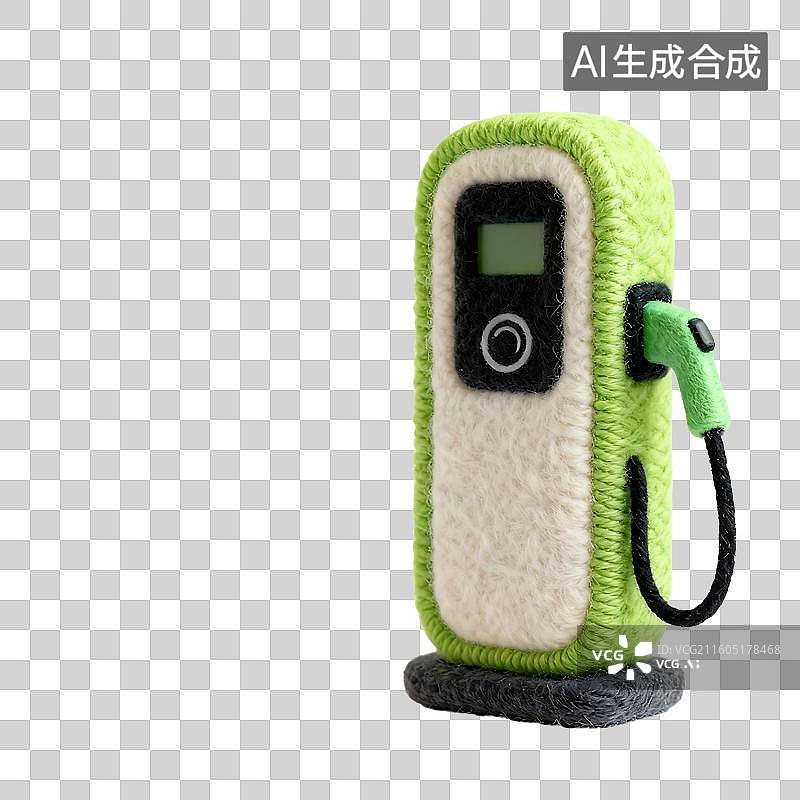 【AI数字艺术】3D可爱风毛毡科技教育元素图片素材