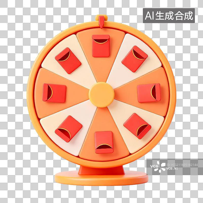 【AI数字艺术】卡通3D插画金融经济银行储蓄投资股票上升金币金猪抽奖大转盘插画元素图片素材