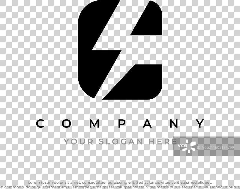 字母c螺栓标志设计图片素材