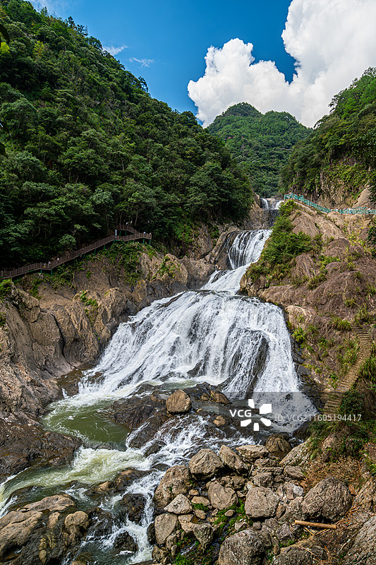 周宁县九龙漈瀑布图片素材