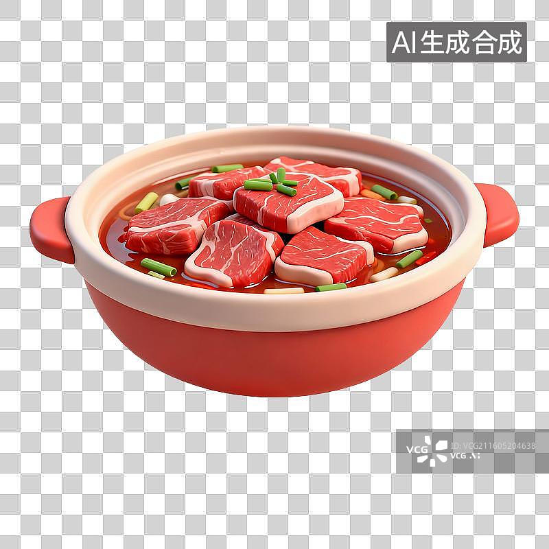 【AI数字艺术】美味的水煮牛肉图片素材