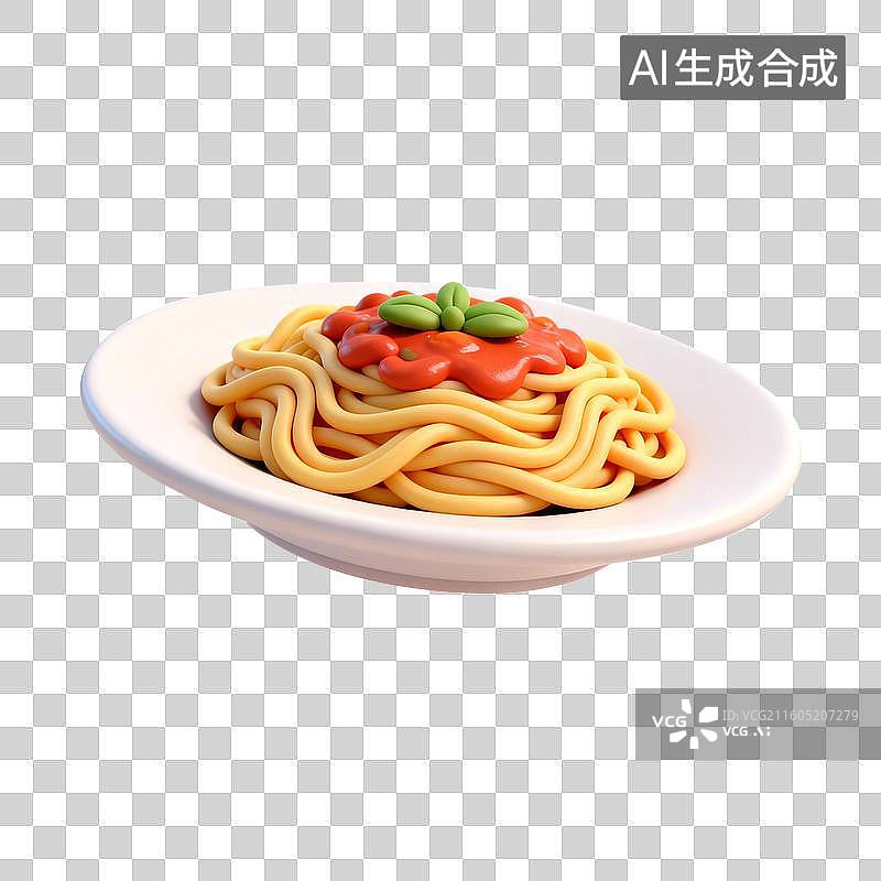 【AI数字艺术】意大利面图片素材