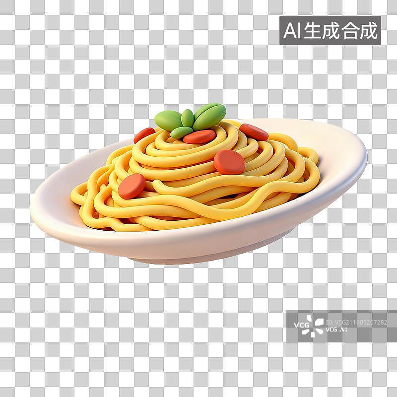 【AI数字艺术】意大利面图片素材