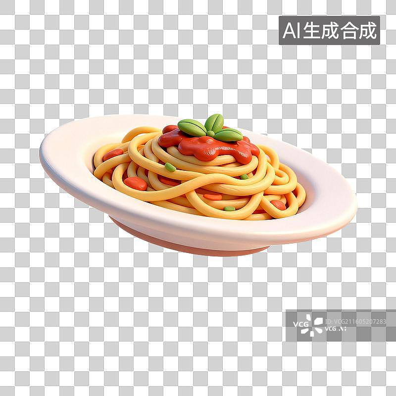 【AI数字艺术】意大利面图片素材