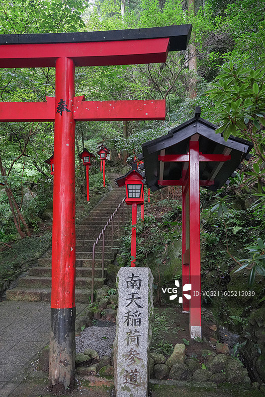 日本福冈宗教文化旅游目的地佛教寺院南藏院图片素材