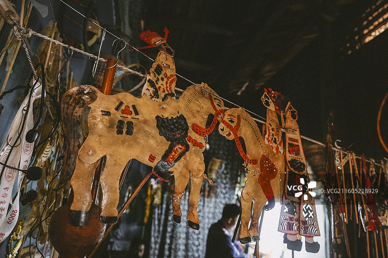 宜昌市三峡人家景区，皮影戏表演，看皮影戏，皮影戏，三峡人家，非物质文化遗产，非遗，非遗表演，传统文化图片素材