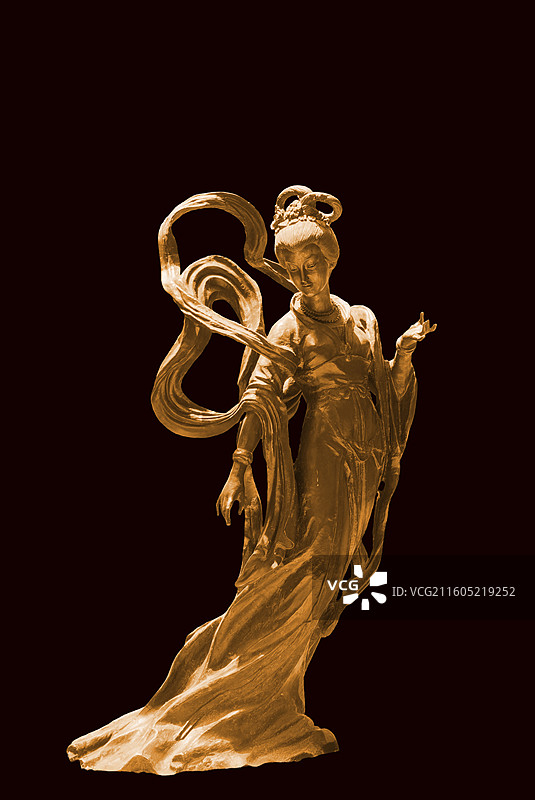 雕塑，铜像，山海经人物图片素材