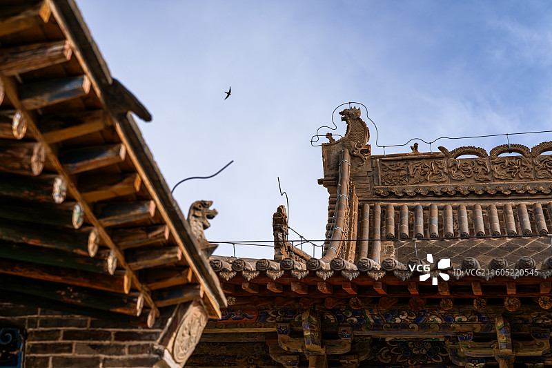 甘肃 武威 民勤县 圣容寺图片素材