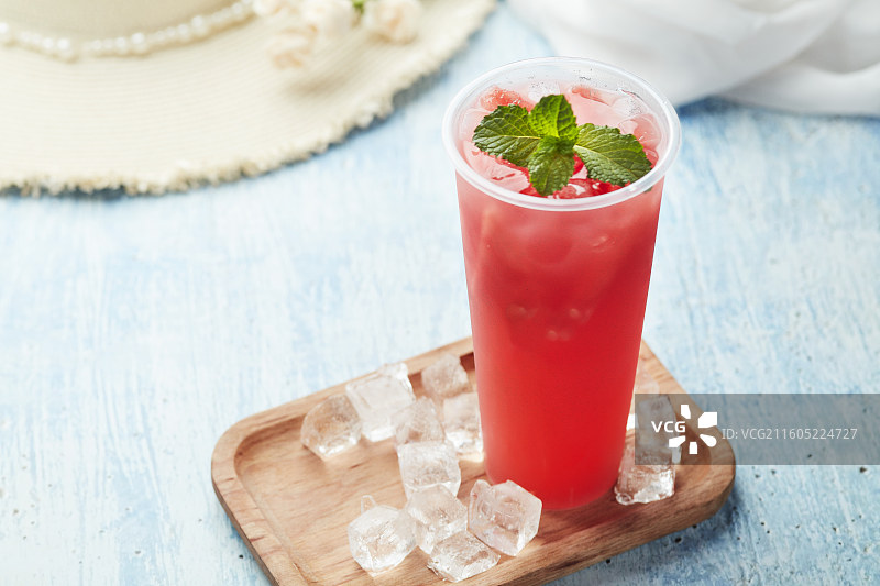 西瓜茶图片素材