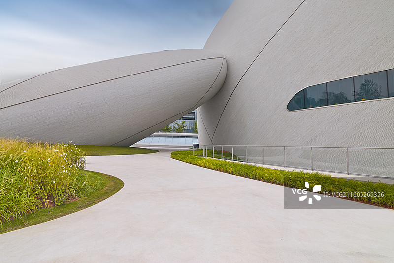 深圳湾文化广场城市现代建筑图片素材