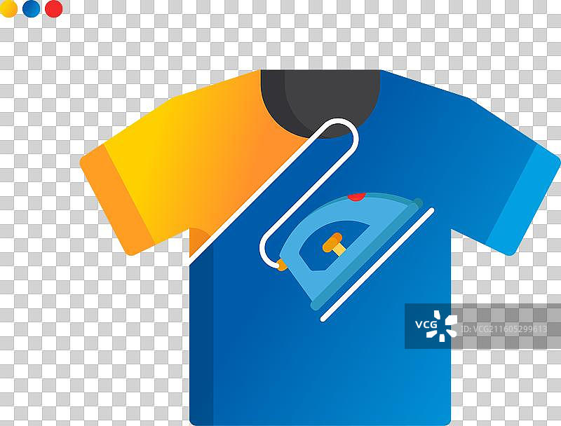 渐变色清洁服务标志图片素材