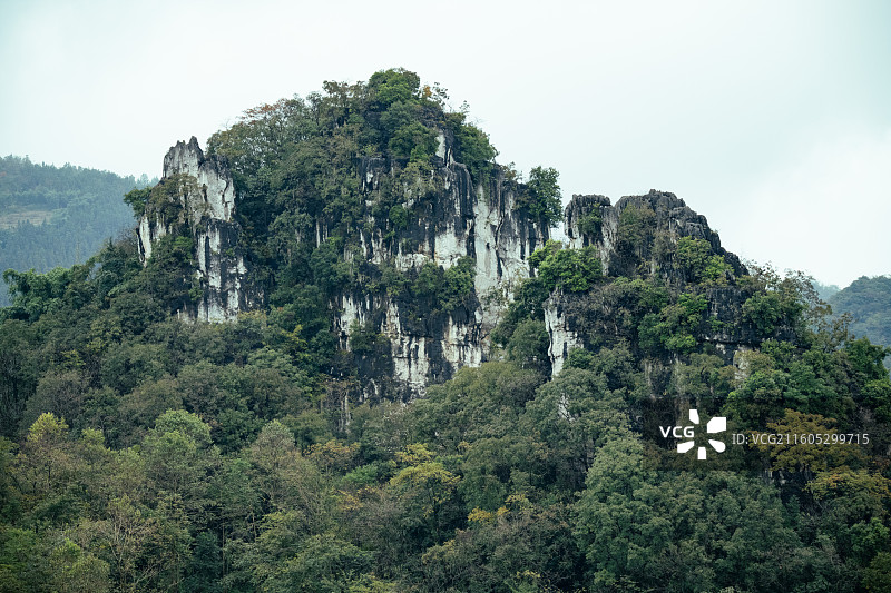四川宜宾 兴文石海 奇石 喀斯特地貌 景观图片素材