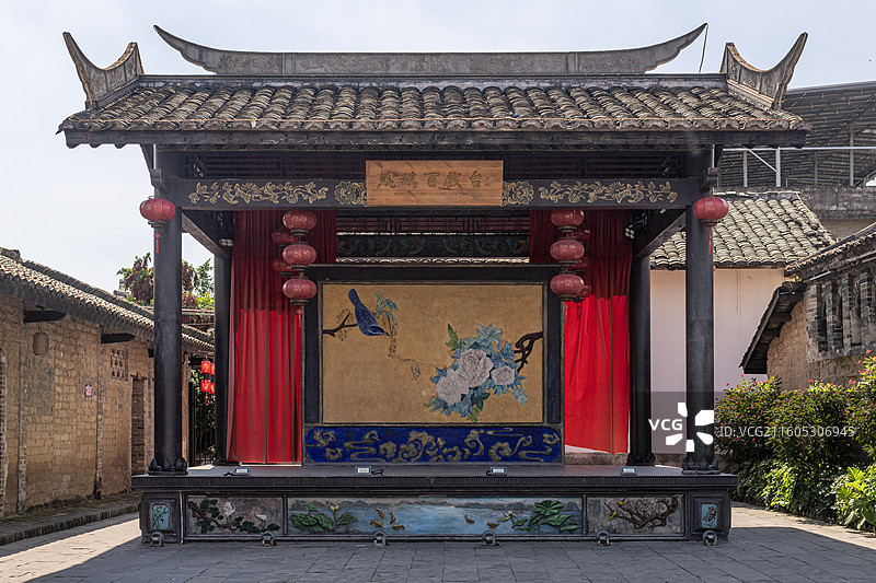 广西玉林市鹏垌村旅游景点休闲放松图片素材