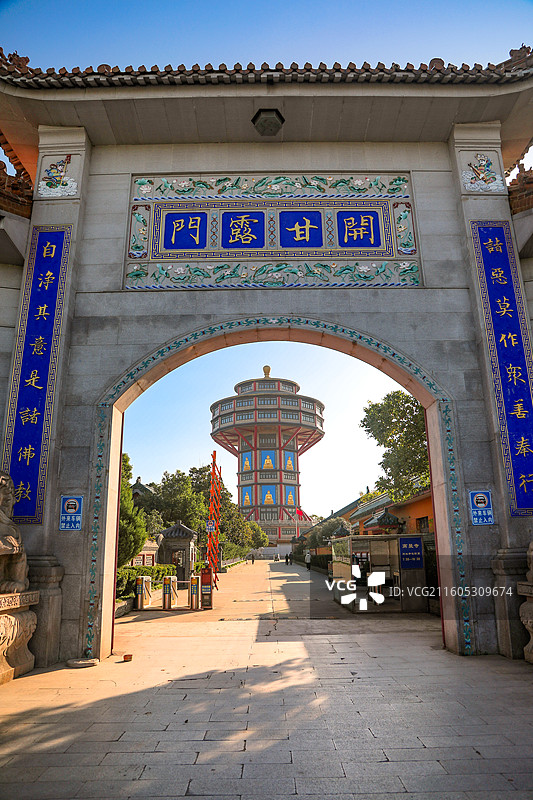 扬州高旻寺，佛门清净地图片素材