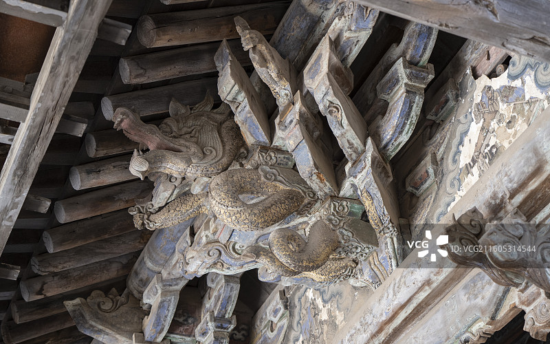 山西省长治市平顺县西青北大禹庙图片素材