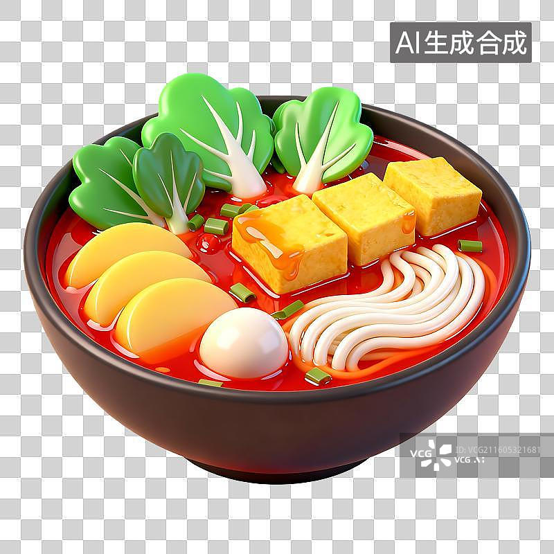 【AI数字艺术】麻辣烫图片素材