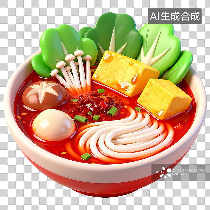 【AI数字艺术】麻辣烫图片素材