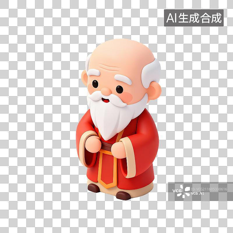 【AI数字艺术】寿星老-寿星公-老寿星图片素材