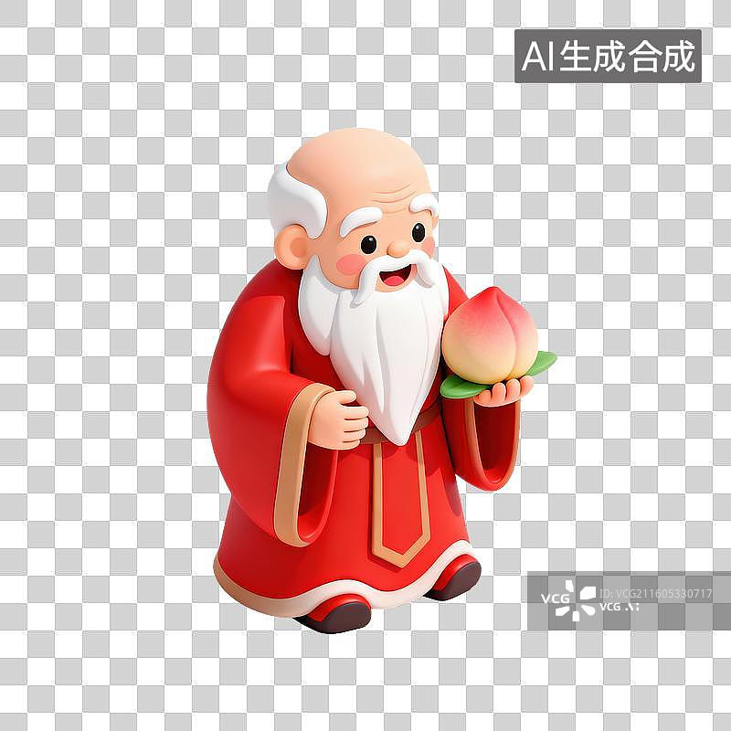 【AI数字艺术】寿星老-寿星公-老寿星图片素材