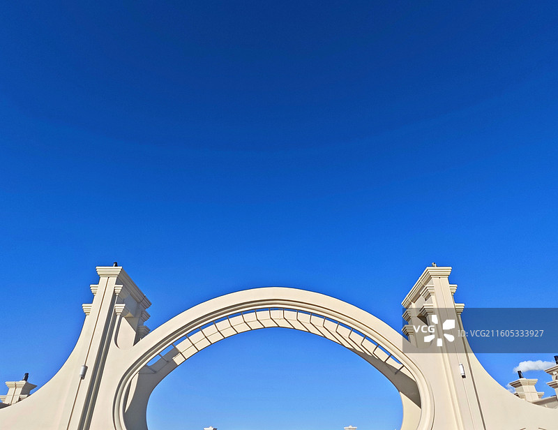 哈尔滨市太阳岛景区风光系列之太阳岛大门图片素材