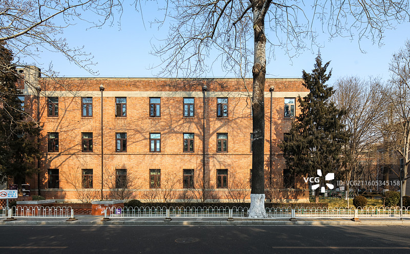 清华大学-新斋图片素材