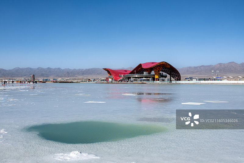 青海湖、茶卡盐湖自然风光图片素材