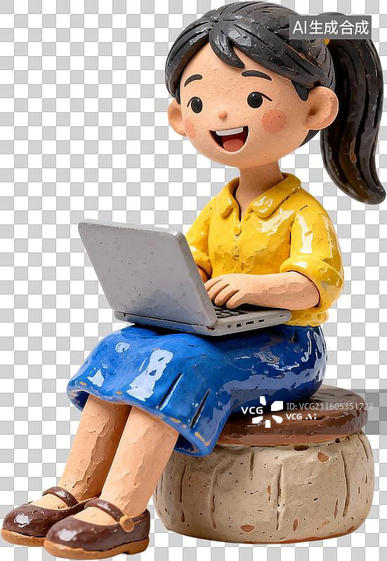 【AI数字艺术】卡通三维图形3D插画风格商务办公招聘面试职场春招校招设计元素免抠图形图片素材