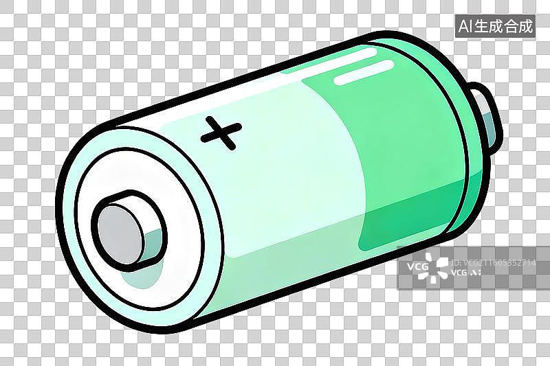 【AI数字艺术】免扣科技新能源环保电池元素图片素材