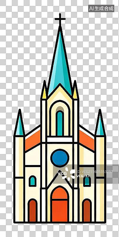 【AI数字艺术】免扣欧式建筑元素图片素材