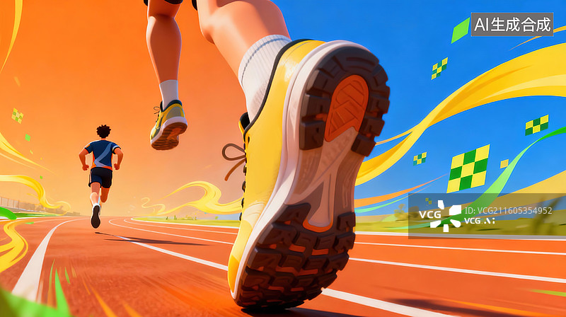 【AI数字艺术】赛道逐风・竞速锋芒图片素材