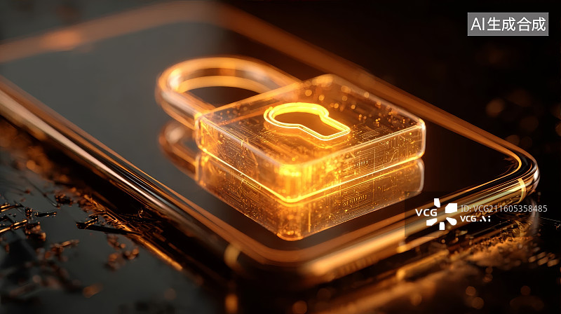 【AI数字艺术】锁，科技概念背景图，信息安全，保密，网络安全图片素材