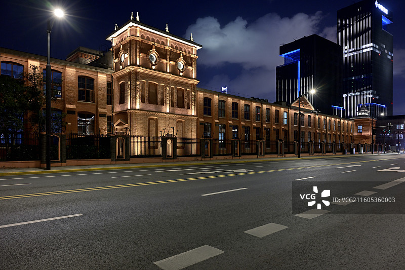 杨树浦水厂复古建筑图片素材