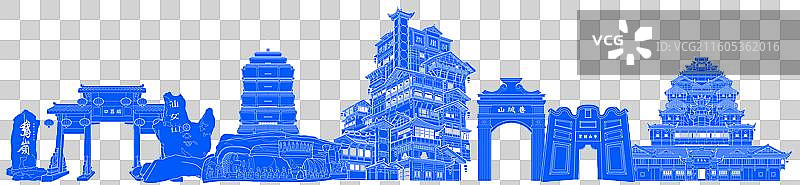 重庆扁平风洪崖洞山城巷磁器口古镇鹅岭公园瞰胜楼白公馆蚩尤九黎城大足石刻仙女山历史标志性传统历史建筑图片素材